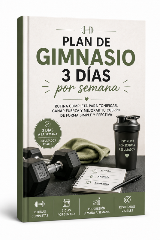 Plan de gimnasio - 3 veces por semana